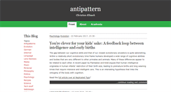 Desktop Screenshot of antipattern.net